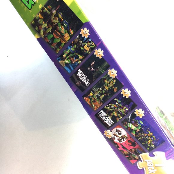 Teenage Mutant Ninja Turtles Box of Seven Puzzles NWT - Picture 10 of 11